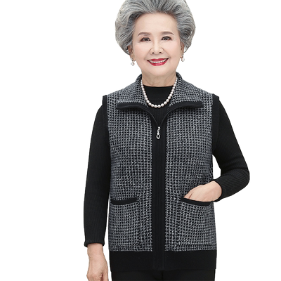 2020新款中老年人马甲码秋冬款
