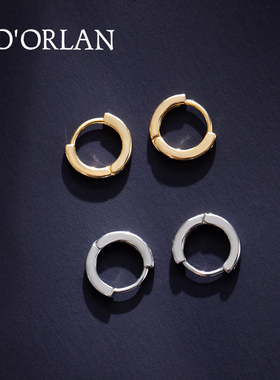 小耳圈耳钉女小巧简约韩国耳环2023年新款潮睡觉不用摘的耳扣耳饰