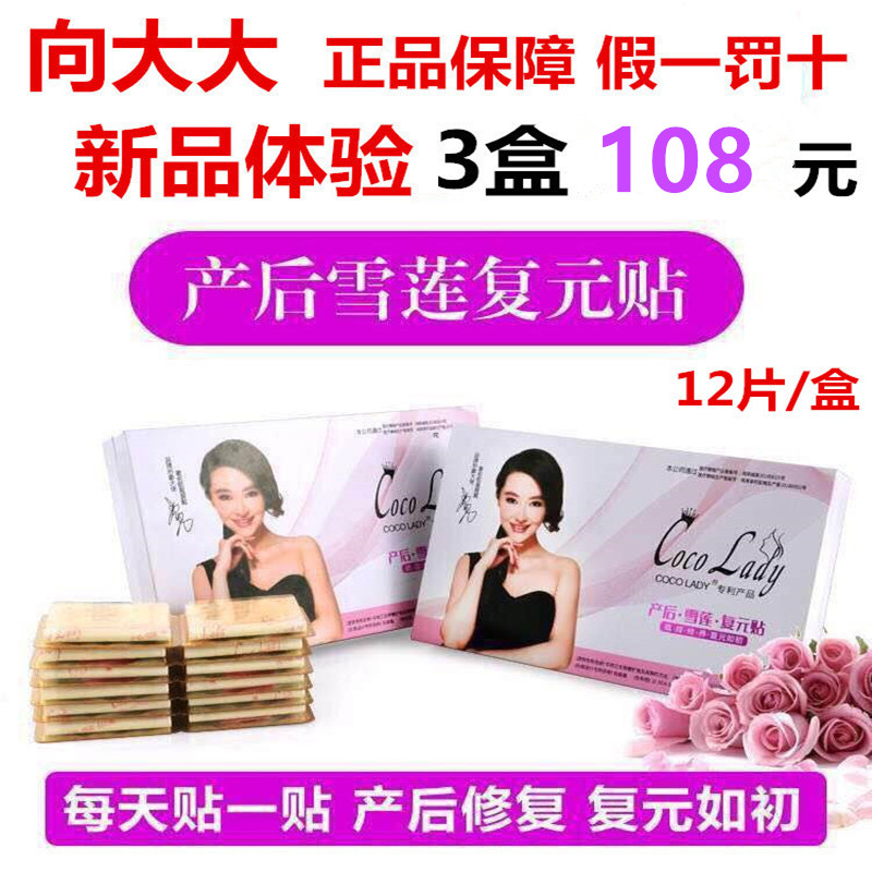 向大大Cocolady产后雪莲复元贴保养修复排恶露养宫护垫华博向大大