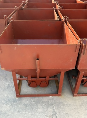工地下灰料斗塔机混凝土料斗齿轮方形圆形多功能长嘴灰盘砖斗加厚