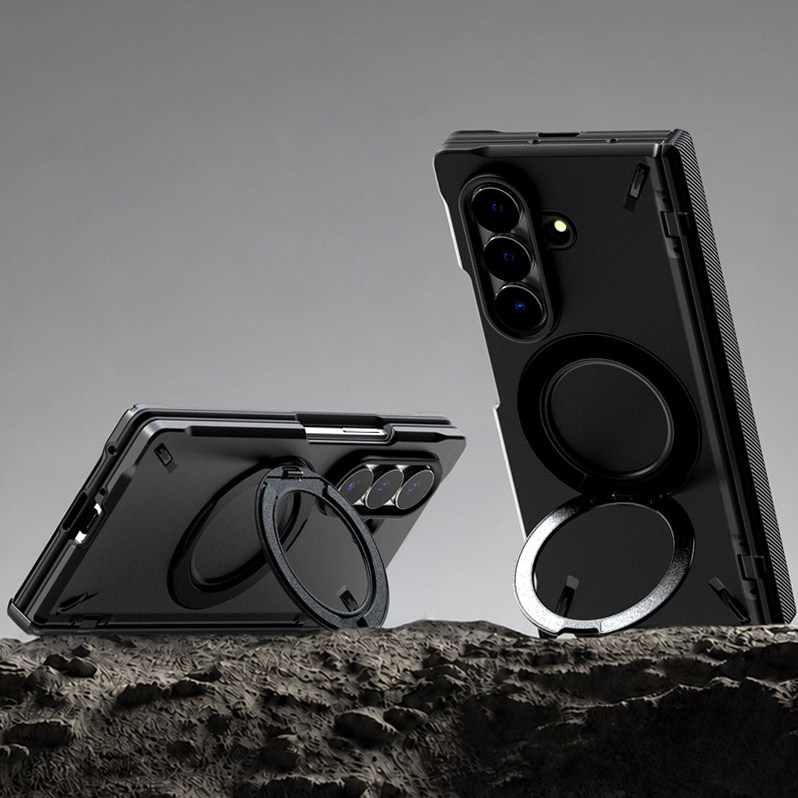 韩国kmax三星z fold8手机壳带支架折叠屏ultra保护套商务户外防摔