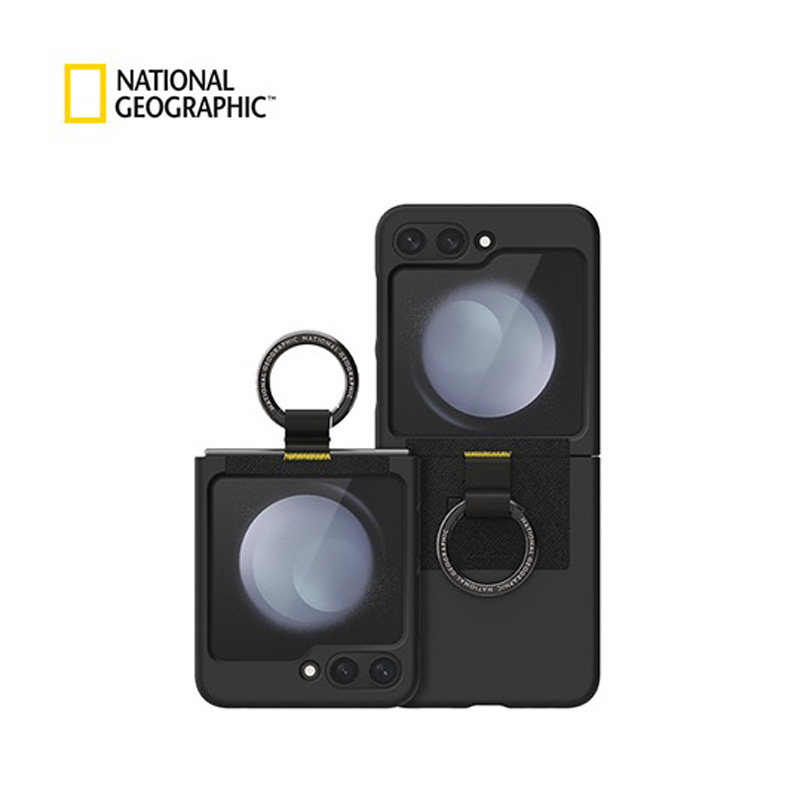 国家地理适用于三星z flip7手机壳经典火山图珠峰拼图保护套时尚户外超薄透明硬壳zflip7创意指环flip6保护套