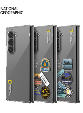 国家地理适用 三星z fold7手机壳fold6心系天下保护壳w26超薄硬壳W24时尚保护套fold5涂鸦户外火山图探险雪山