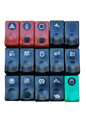 适用三环昊龙御龙创客T280T260T310工作台仪表台翘板开关插头按钮