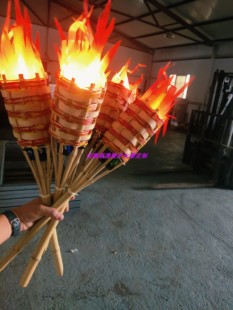 婚庆电子火把节仿真火把灯年会团建露营篝火晚会结婚用的火把火炬