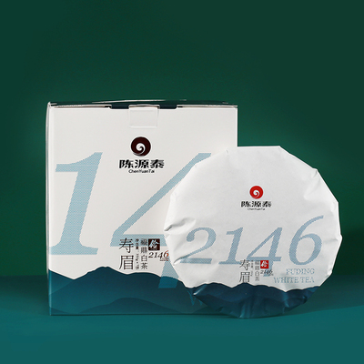 陈源泰福鼎白茶-2021年紧压寿眉茶饼（俭2146）   单饼   350g/饼