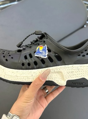 中国李宁盘古Trek男女同款休闲缓震耐磨凉拖鞋洞洞鞋AZSV017