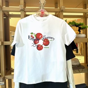 短袖 中国李宁×ANB联名女子运动宽松透气休闲短款 T恤AHSV672