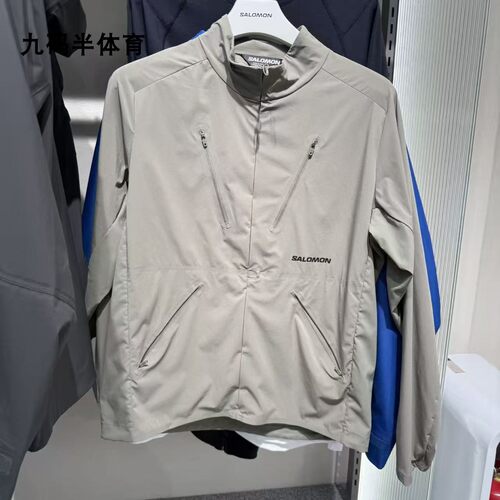萨洛蒙男子户外徒步防风运动茄克
