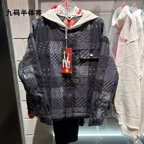中国李宁×故宫休闲保暖拼接棉服