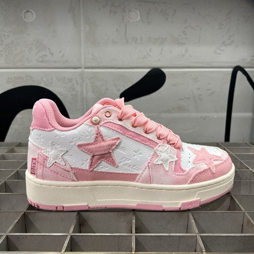 kaalixto星星鞋粉色休闲板鞋