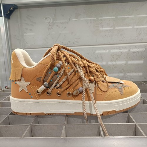 kaalixto唐探1990圆头板鞋星星鞋