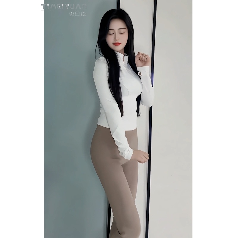 简约运动风瑜伽长裤高腰紧身