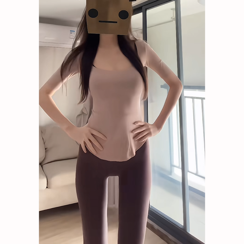 体美缘莱卡紧身显瘦瑜伽长裤