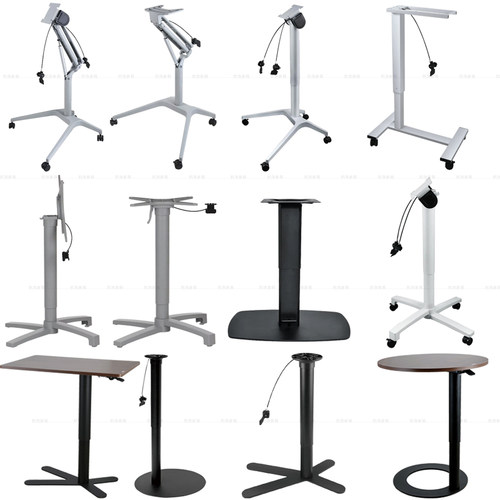 铝合金升降折叠桌脚铁艺支架