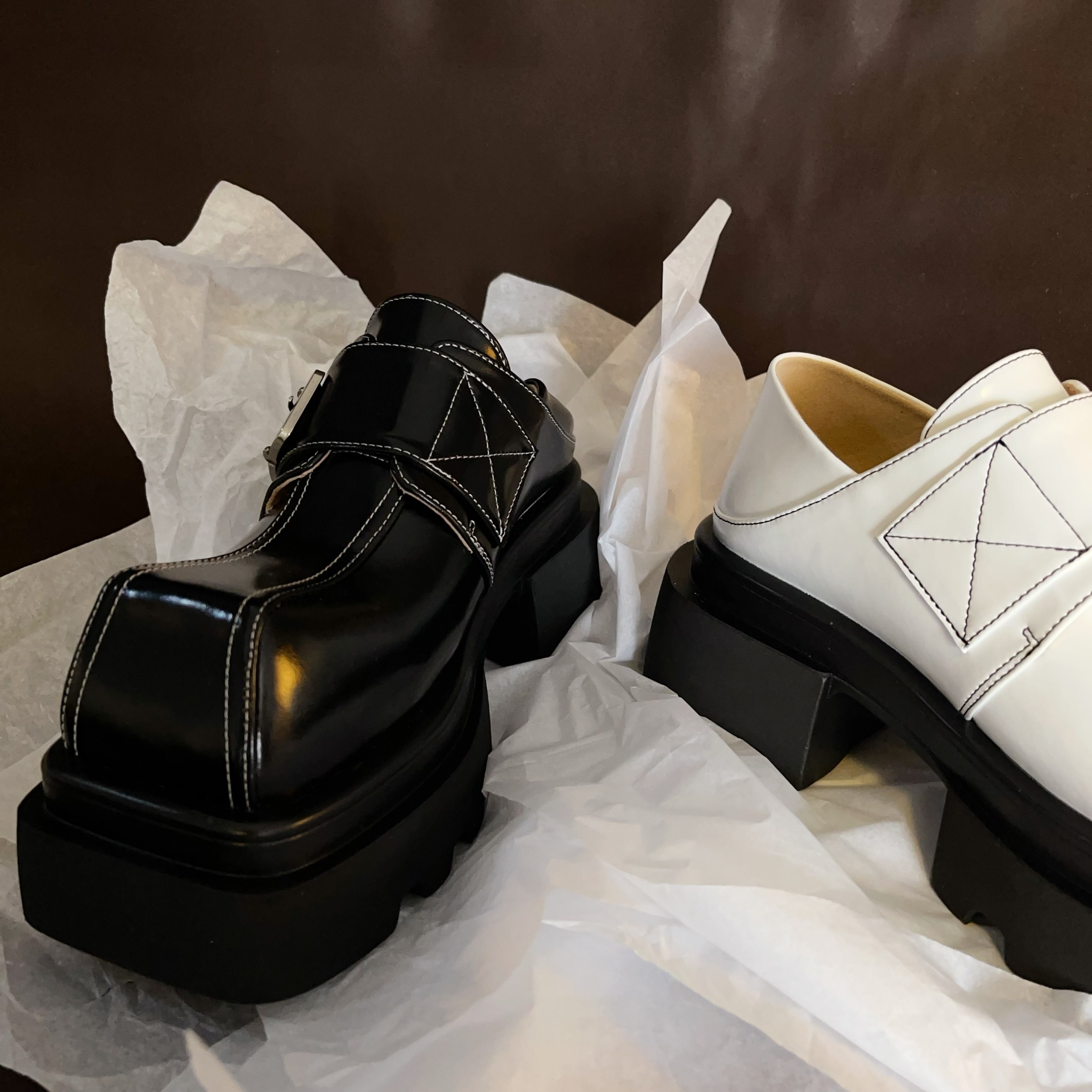 缇麦茵-6.5cmT26751个性小众时尚帅气简约潮酷两穿单鞋,女鞋,浅口单鞋,淘宝优惠券,粉丝福利购,淘宝优惠卷