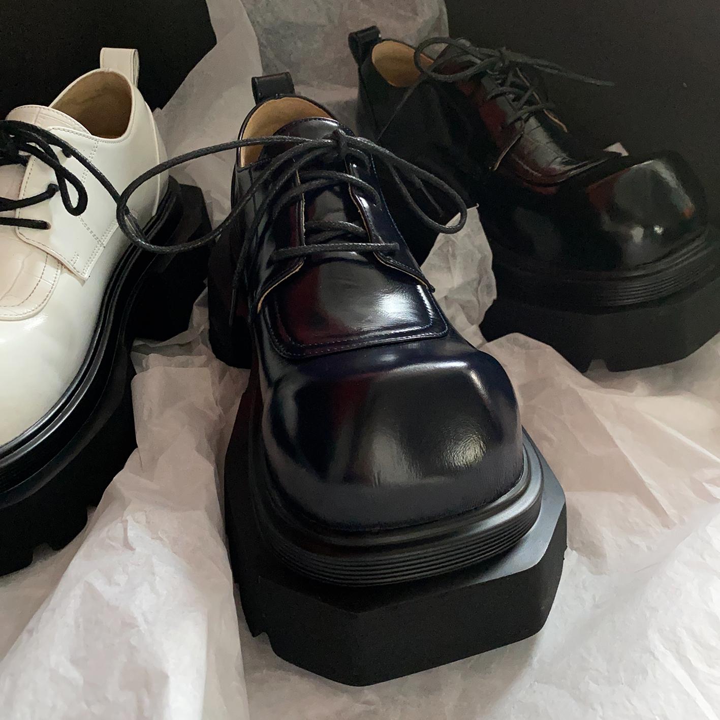 个性厚底酷帅显高显瘦厚底鞋