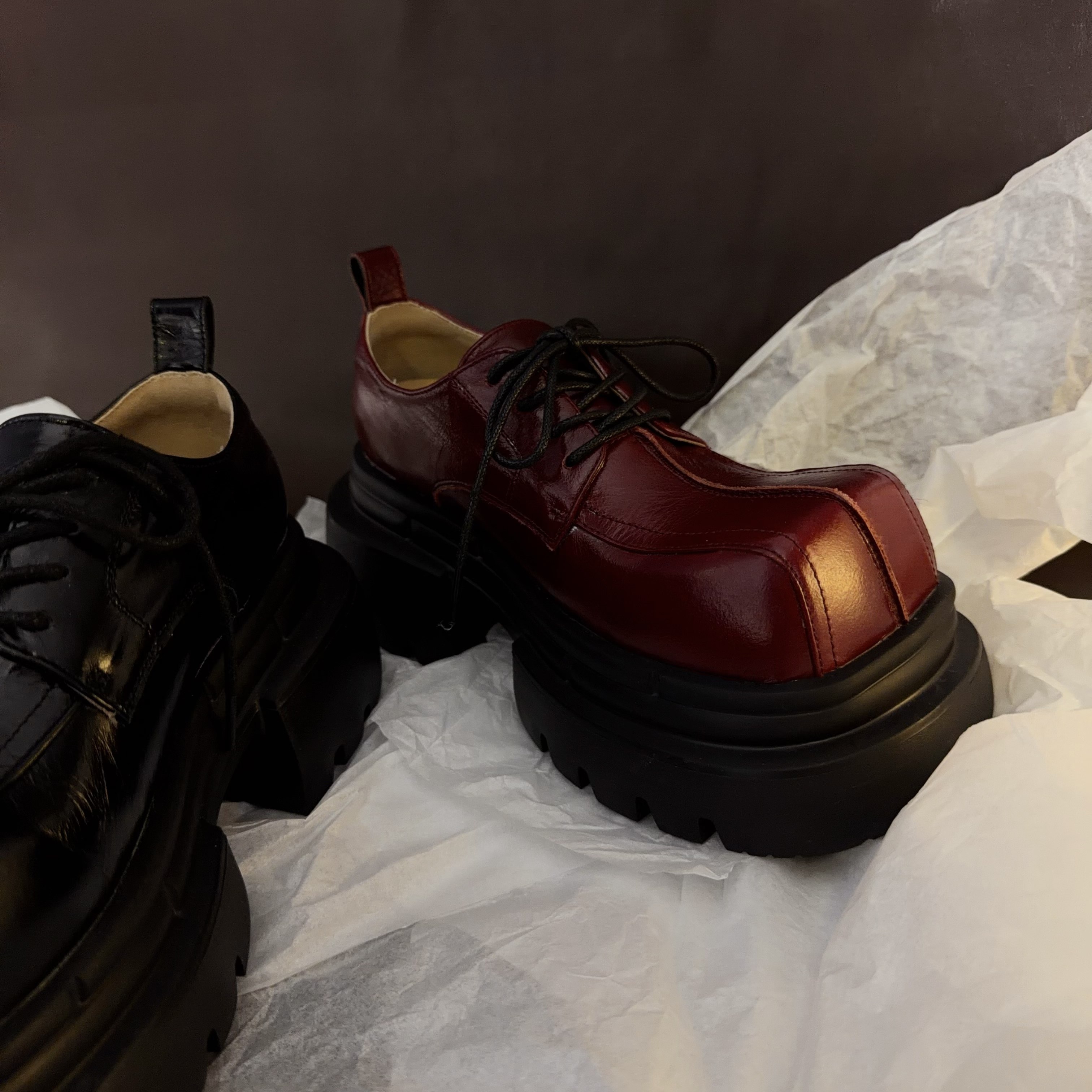 缇麦茵-7cmT26676小众复古英伦风时尚个性休闲百搭单鞋,女鞋,浅口单鞋,淘宝优惠券,粉丝福利购,淘宝优惠卷