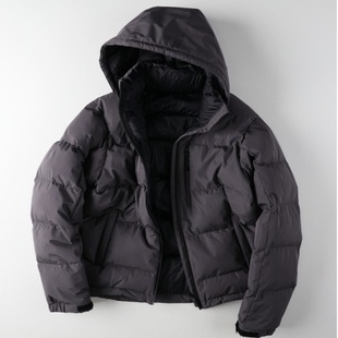 日本原单2025冬连帽宽松面包服日系外贸加厚棉衣羽绒外套防寒夹克