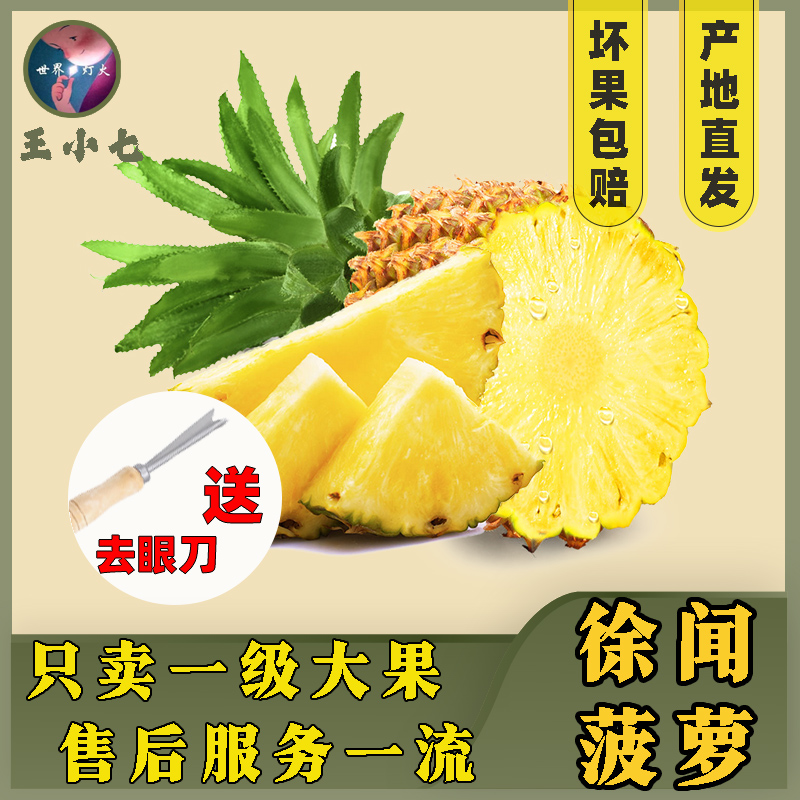 特级徐闻菠萝收货即可食用