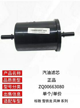 适配标致308汽油滤芯雪铁龙C4L世嘉307凯旋408汽油格滤清器汽滤C5