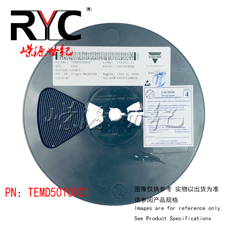 TEMD5010X01 SMD VISHAY原装光电二极管 430nm-1100nm+/-65deg