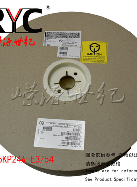 5KP24A-E3/54 Vishay ESD抑制器/TVS 二极管 5000W 24V Unidirect
