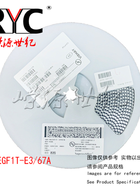 EGF1T-E3/67A DO-214BA(GF1) VISHAY 原装 整流器1.0Amp 1300Volt