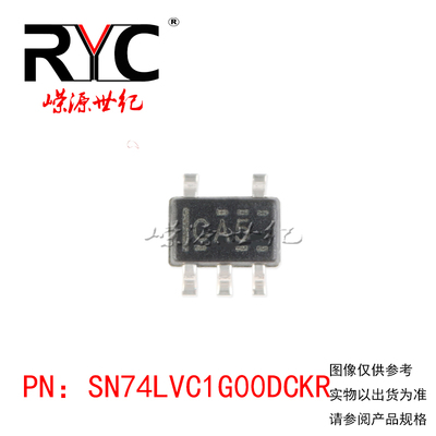 SN74LVC1G00DCKR SC-70-5 TI德州 原装正品 逻辑 - 栅极和逆变器