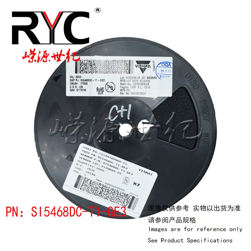 SI5468DC-T1-GE3 ChipFET-8 VISHAY 原装 MOSFET 30V Vds 20V Vgs