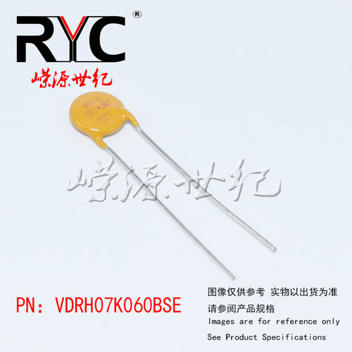 VDRH07K060BSE VISHAY 进口原装 压敏电阻 VDR HS 07D 1750A 060V
