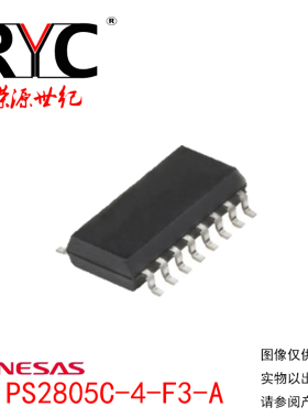 PS2805C-4-F3-A SOP-16 RENESAS原装正品晶体管输出光电耦合器