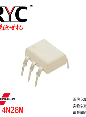 4N28M DIP-6 FAIRCHILD 原装正品现货 晶体管输出光电耦合器