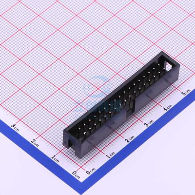 IDC连接器(牛角/简牛) 321034SG0ABK00A01 直插,P=2.54mm JILN(锦