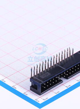 IDC连接器(牛角/简牛) 2.54-2*15P弯简牛 弯插,P=2.54mm BOOMELE(