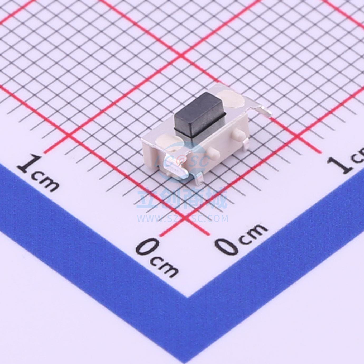 轻触开关 TS-1087C-B3D2 SMD,7x2.3x3.5mm Yuandi(元迪)