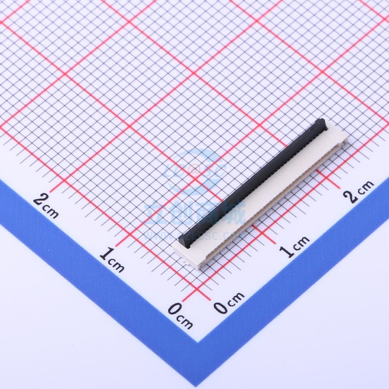 FFC/FPC连接器 AFC34-S40FIA-00 SMD,P=0.5mm JS(钜硕电子)
