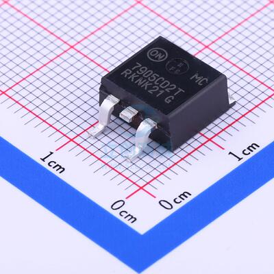 线性稳压器(LDO) MC7905CD2TR4G TO-263-2 onsemi(安森美)