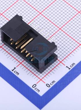 IDC连接器(牛角/简牛) 3113-10SS0BK00A1 直插,P=2.54mm Wcon(维