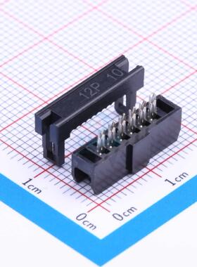 IDC连接器(牛角/简牛) 2.0-2*6P压线头 P=2mm BOOMELE(博穆精密)
