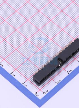 IDC连接器(牛角/简牛) X1270WV-2x25B-6TV01 直插,P=1.27mm XKB C