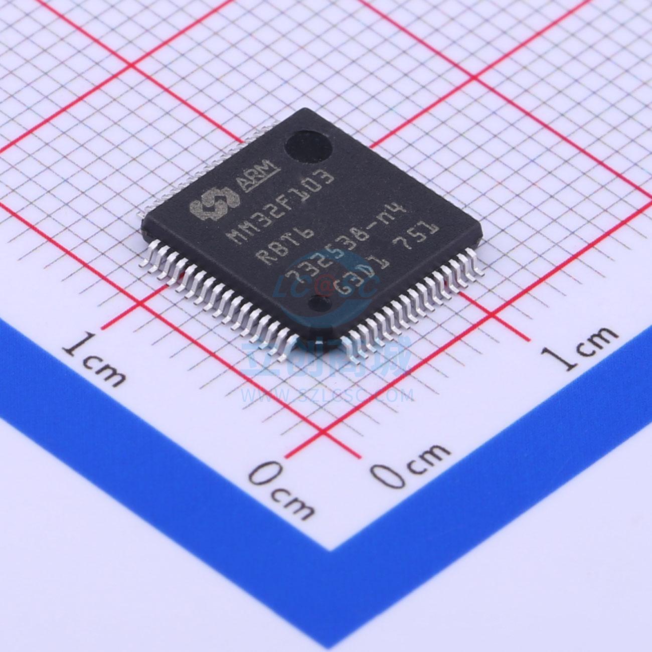 单片机(MCU/MPU/SOC) MM32F103RBT6 LQFP-64 mindmotion(灵动)