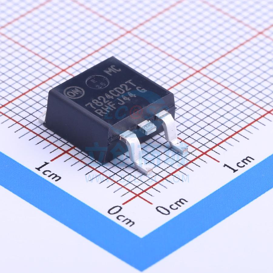 线性稳压器(LDO) MC7824CD2TR4G TO-263-2 onsemi(安森美)