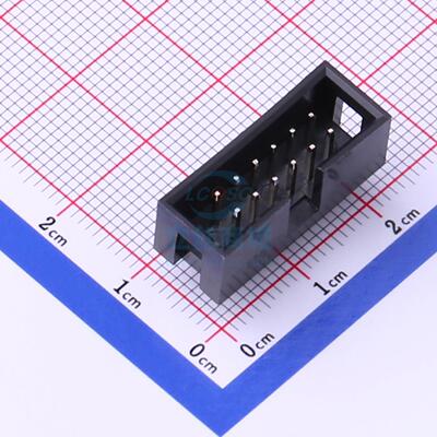 IDC连接器(牛角/简牛) 321012SG0ABK00A04 直插,P=2.54mm JILN(锦