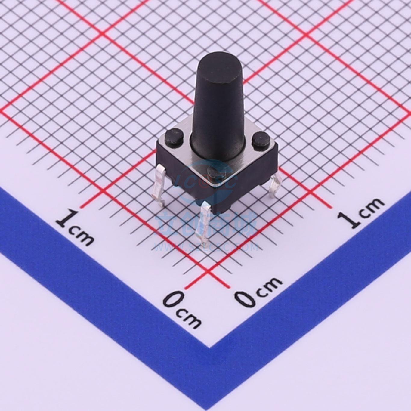 轻触开关 TS-1095-A14B2-D1 插件 Yuandi(元迪)