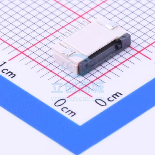 FFC/FPC连接器 AFC01-S09FCC-00 SMD,P=0.5mm JS(钜硕电子)