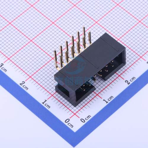 IDC连接器(牛角/简牛) 3110-12RG0BK00A1 弯插,P=2.54mm Wcon(维