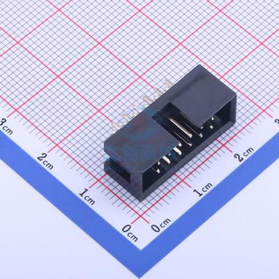 IDC连接器(牛角/简牛) BH-00172 直插,P=2.54mm Liansheng(连盛)