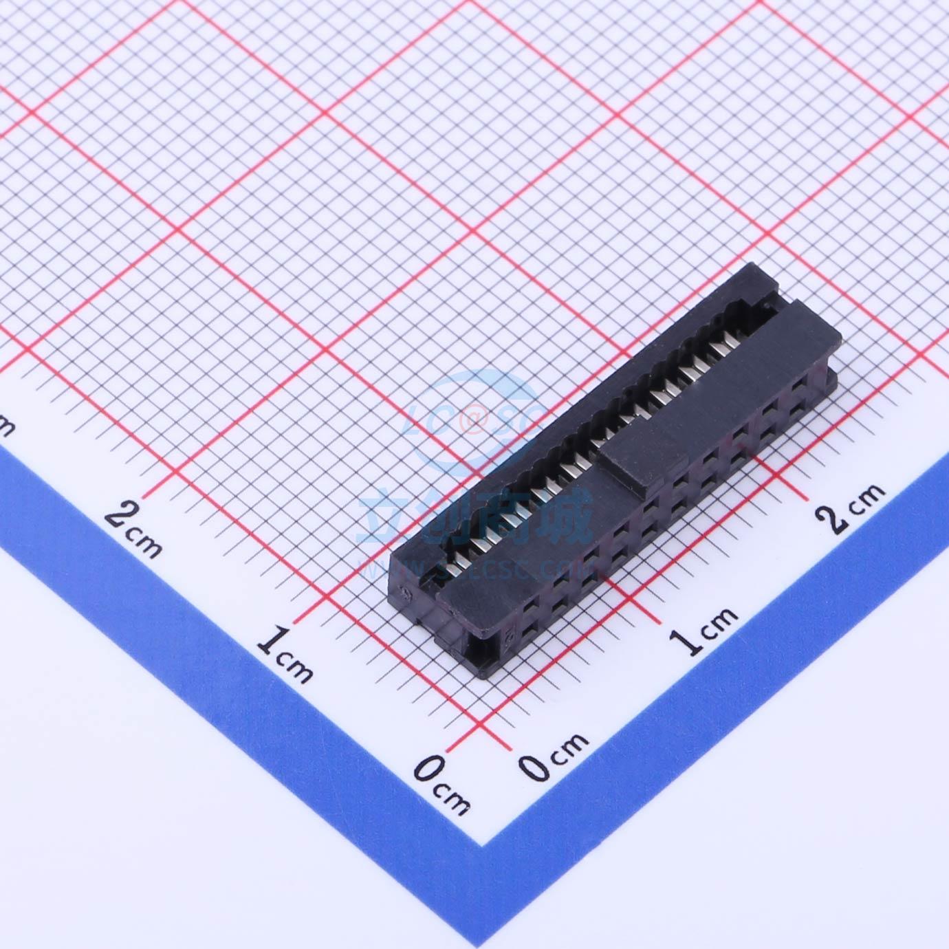 IDC连接器(牛角/简牛) 5225-20UPS0BW01 P=2mm Wcon(维峰电子)