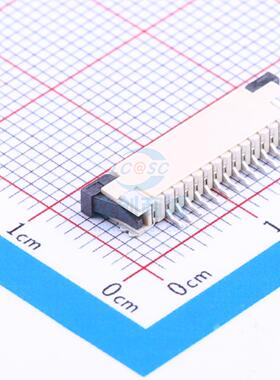 FFC/FPC连接器 1.0-13P上接 SMD,P=1mm BOOMELE(博穆精密)